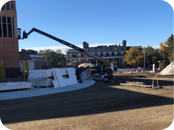 Commercial Contractor in New York. Image of New Fedco working on a building facade